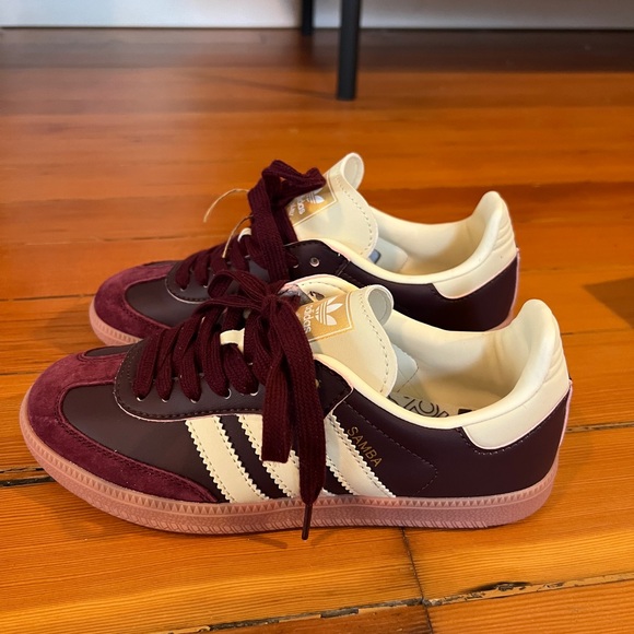 Adidas originals maroon sambas - Picture 1 of 6